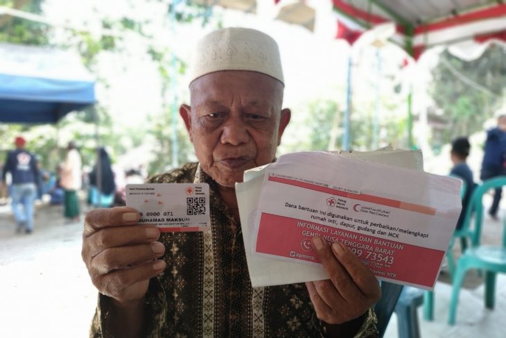 PMI salurkan bantuan berbasis tunai kepada korban gempa Lombok NTB