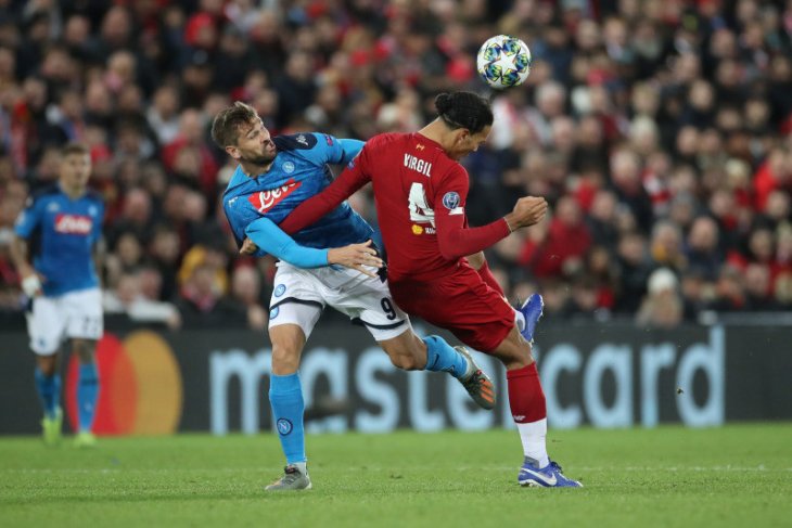 Liga Champions, Napoli curi satu poin dari Anfield sambil tunda kelolosan Liverpool