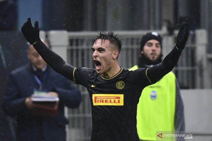 Liga Italia, dwigol Martinez antar Inter ke puncak klasemen