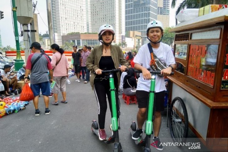 Garda menolak layanan antaran barang dengan GrabWheels