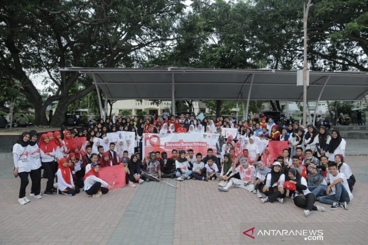PMI Kota Palu menyosialisasikan bahaya HIV AIDS