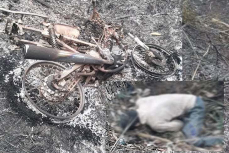 Petani meninggal di kebunnya yang terbakar