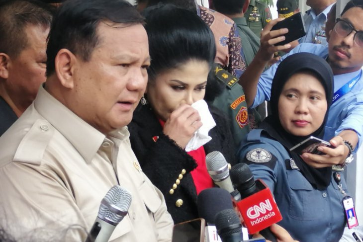 Ledakan di Monas, Prabowo: Tunggu hasil penyelidikan