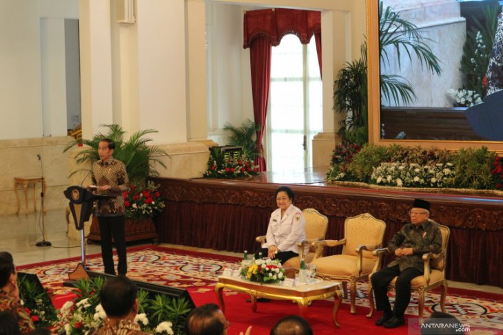 Kata Jokowi di setiap kartu ada ideologi Pancasila