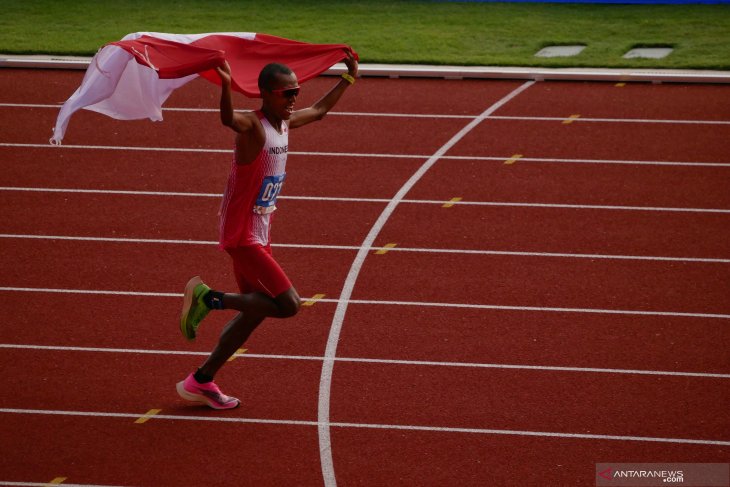 Agus Prayogo persembahkan medali emas pertama atletik untuk Indonesia
