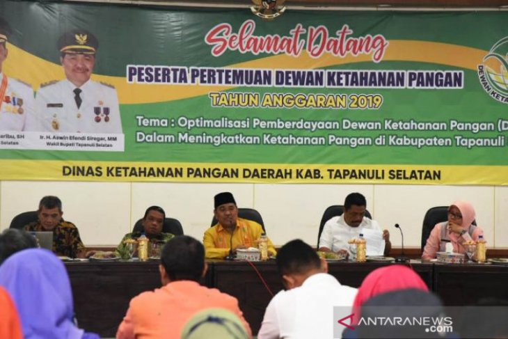 Dewan Ketahan Pangan Tapsel terbentuk
