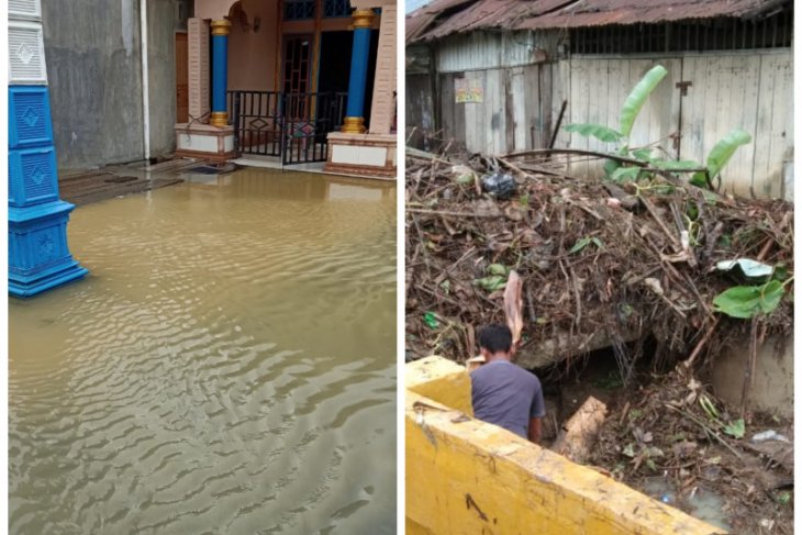 Kecamatan Gebang di Langkat terendam banjir