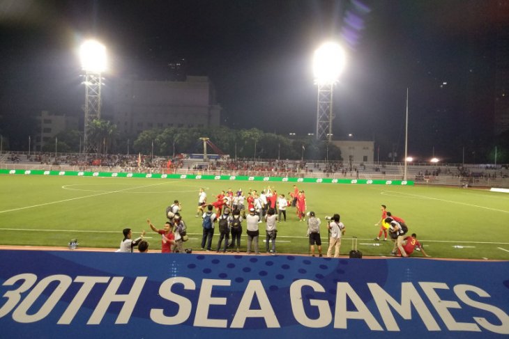 Ketua PSSI sempat was -was lihat permainan Timnas U-22