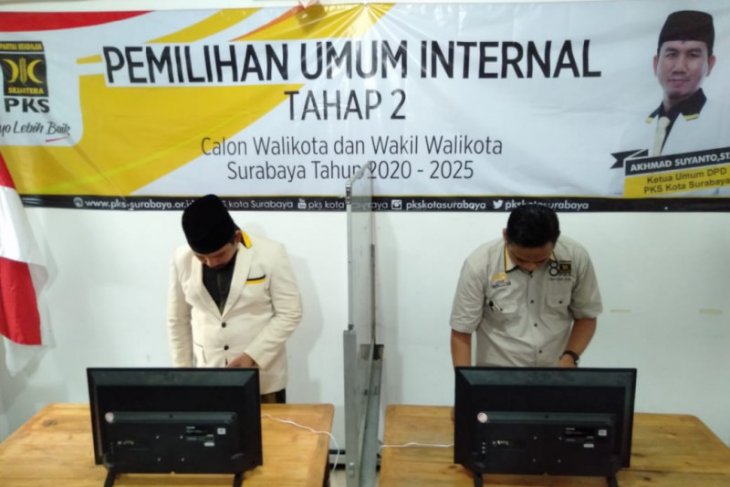 PKS gelar e-voting internal tahap dua bacawali Surabaya 2020