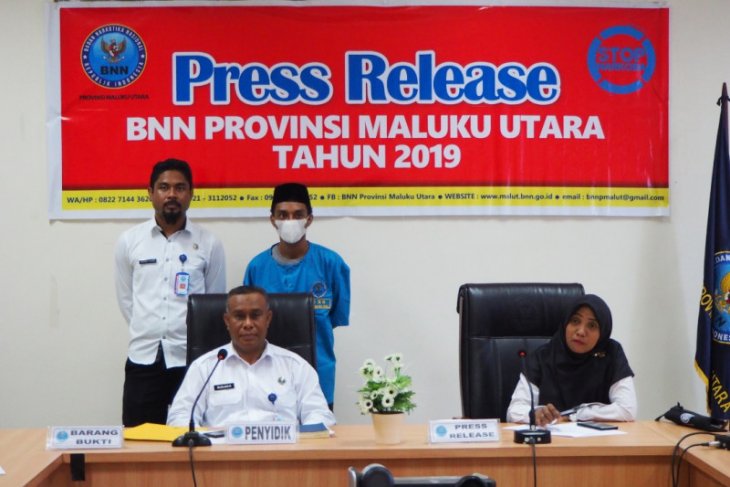 BNNP Malut tangkap tukang ojek diduga kurir narkoba
