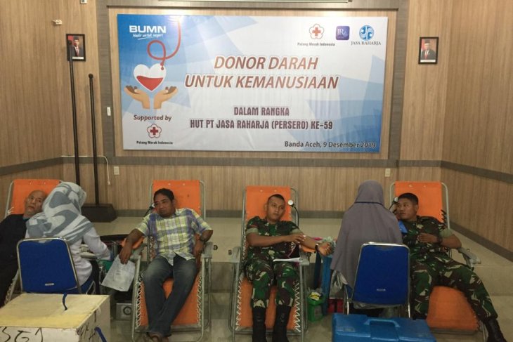 Jasa Raharja Aceh gelar donor darah