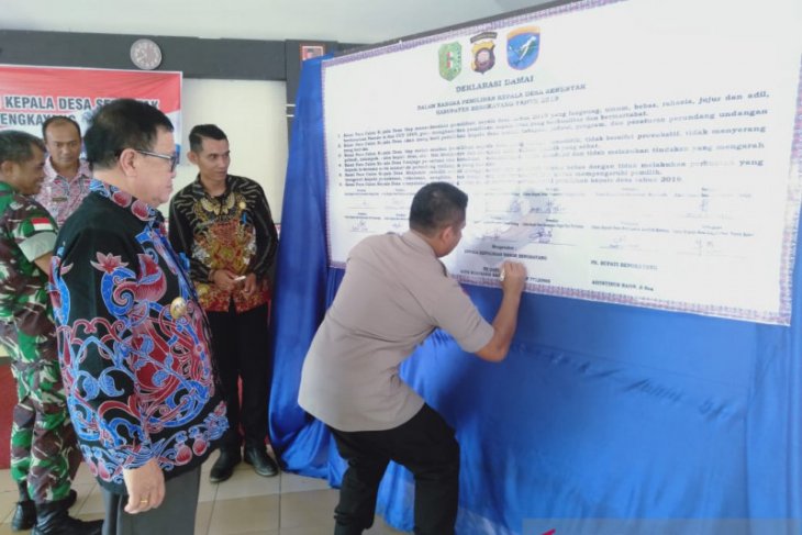 Deklarasi damai calon Kades di Bengkayang
