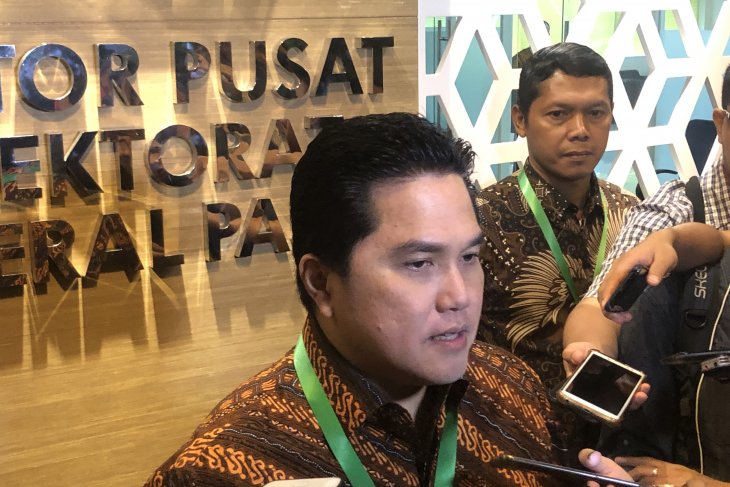 Erick Thohir jelaskan proyek perusahaan Mahaka di Garuda