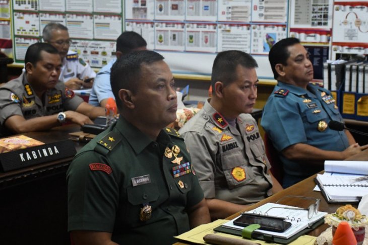 Kasdam I/BB hadiri video conference dengan Panglima TNI
