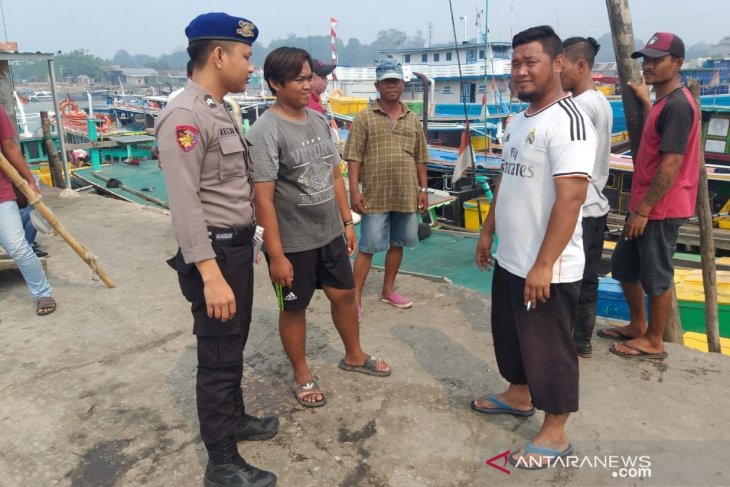 Polres Bangka Barat dorong warga pesisir aktifkan siskamling