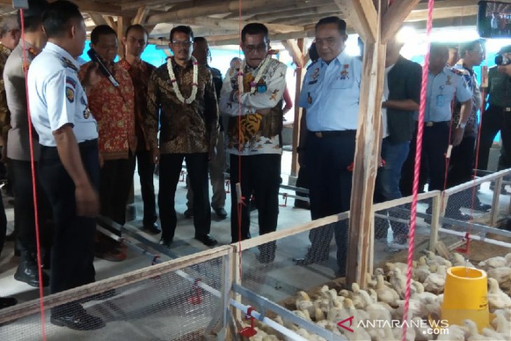 Warga Binaan Lapas Garut gelar pelatihan ternak ayam