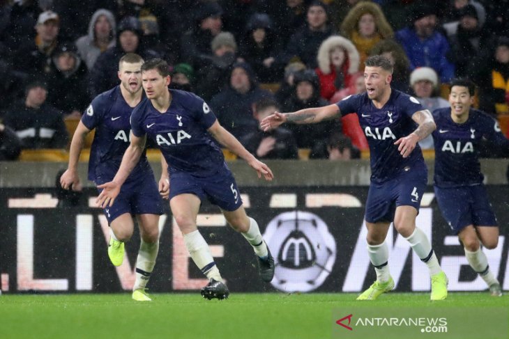 Gol Vertonghen bawa Tottenham menang atas Wolverhampton