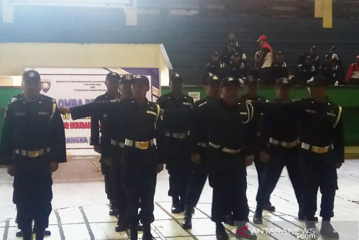 Ratusan anggota satpam ikuti lomba PBB Kreasi