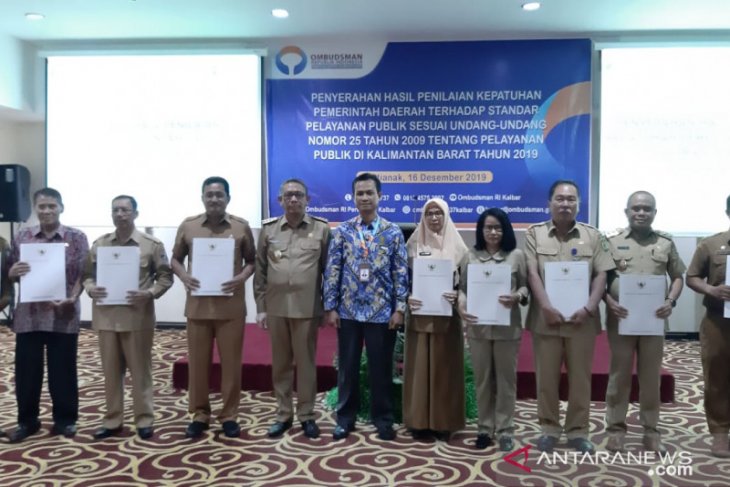 Layanan publik Pemprov Kalbar 2019 masih zona kuning