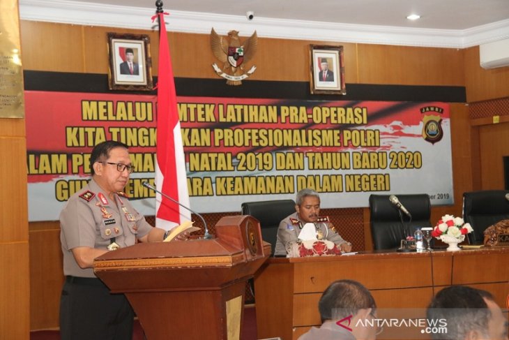 Kapolda Jambi membuka pelatihan pra-Operasi Lilin 2019