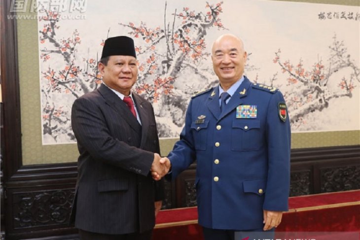 Menhan Prabowo lakukan kunjungan kehormatan Wakil Ketua Komisi Militer China