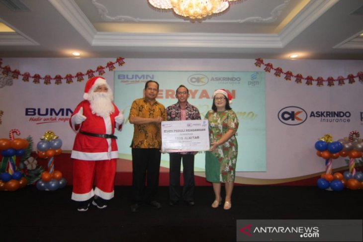 BUMN hadir, Askrindo-PGN beri bantuan panti asuhan rayakan Natal