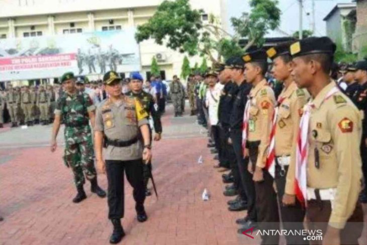 1.963 personel gabungan siap amankan Natal dan tahun baru di Bekasi