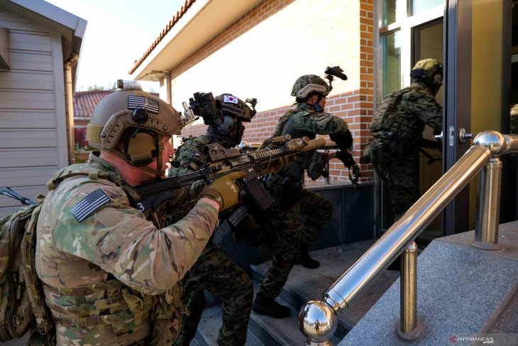 Latihan militer gabungan pasukan Korea Selatan dan Amerika Serikat