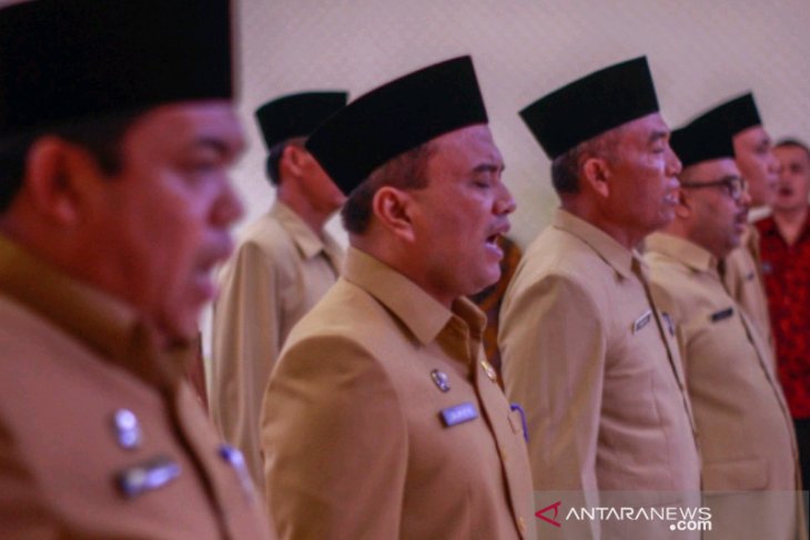 Wali Kota Padangsidimpuan lantik Sekda hingga Kepala Dinas