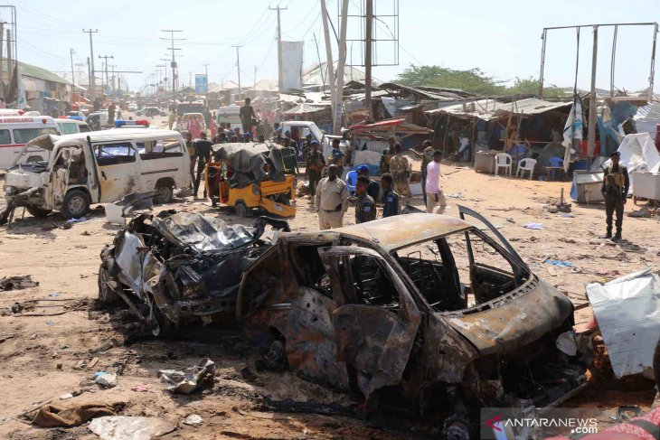 Sedikitnya 61 orang tewas akibat ledakan bom mobil di Mogadishu