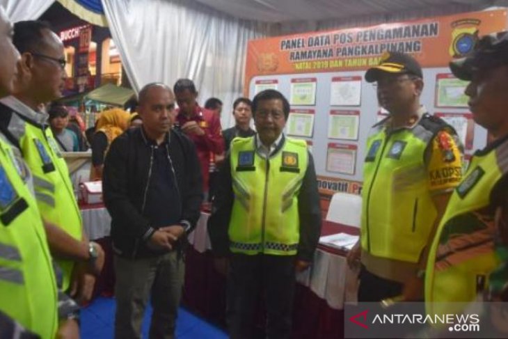 Forkominda Babel tinjau Pos Pengamanan Tahun Baru 2020