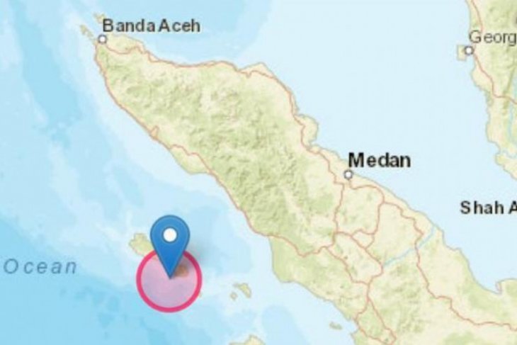 Gempa 6,4 di Samudra Hindia terasa di Kota Gunungsitoli
