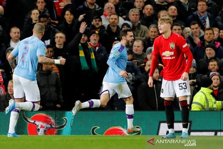 Man City pecundangi MU 3-1 di Old Trafford, semifinal Liga Inggris