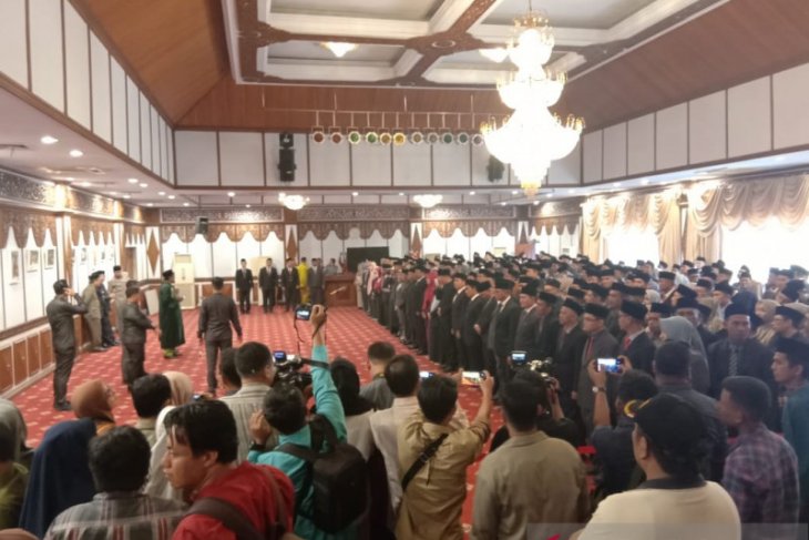 Dilantik jadi Penjabat Sekda, Sudirman kemudian lantik ratusan pejabat