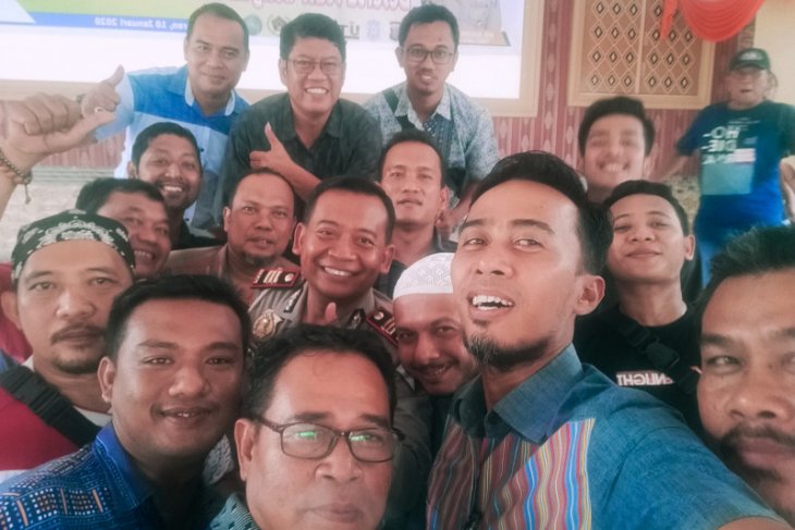 Kasatlantas Polres Asahan jalin silaturahim dengan wartawan