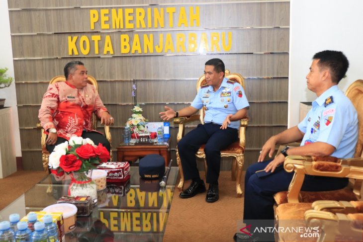 Wali Kota terima kunjungan Danlanud Sjamsudin Noor