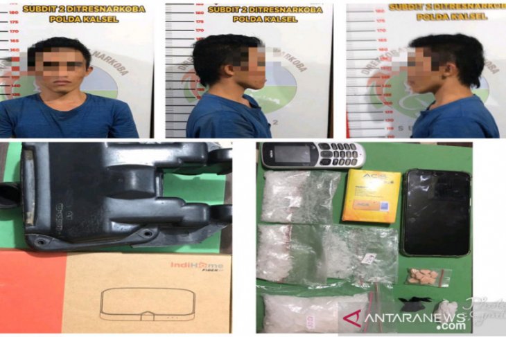 Simpan 139,15 gram sabu, pemuda di