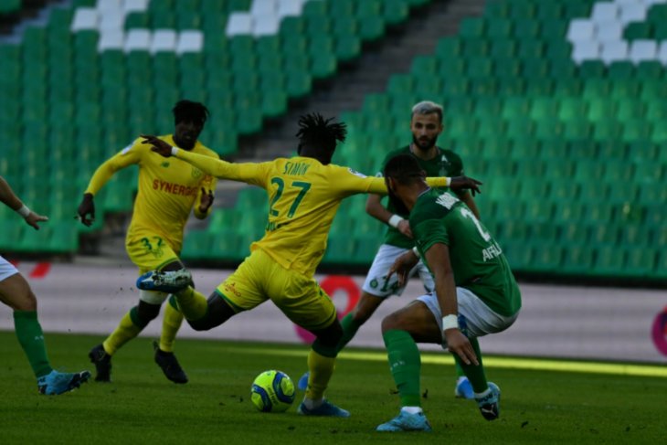 Liga Prancis, Nantes pecundangi Saint-Etienne 2-0