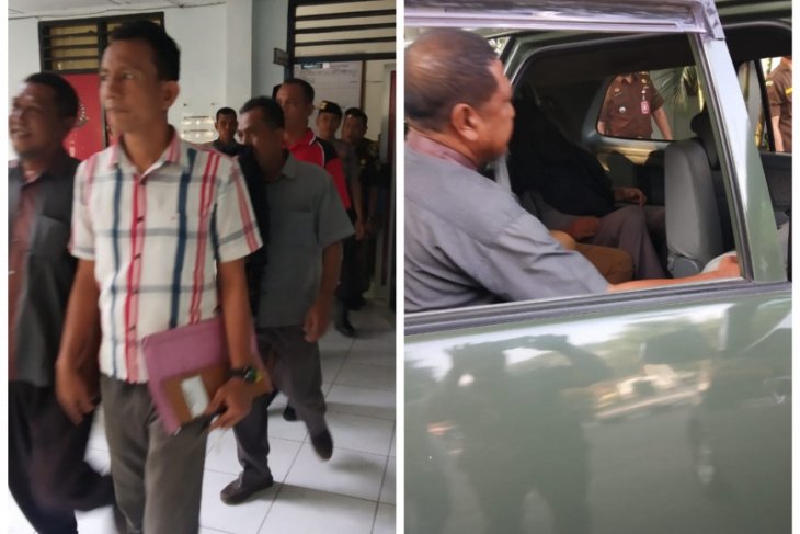 Mantan Kades Bubun Tanjung Pura bersama dua rekannya ditahan dalam kasus korupsi