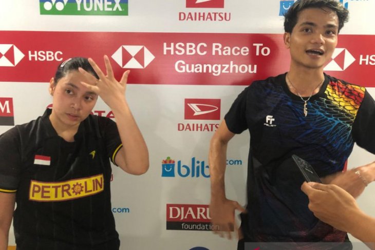 Ricky/Pia dikalahkan unggulan kedua China Wang/Huang