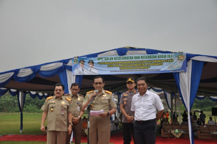 Memaksimalkan produktivitas, Pemprov Banten dorong perusahaan tingkatkan K3
