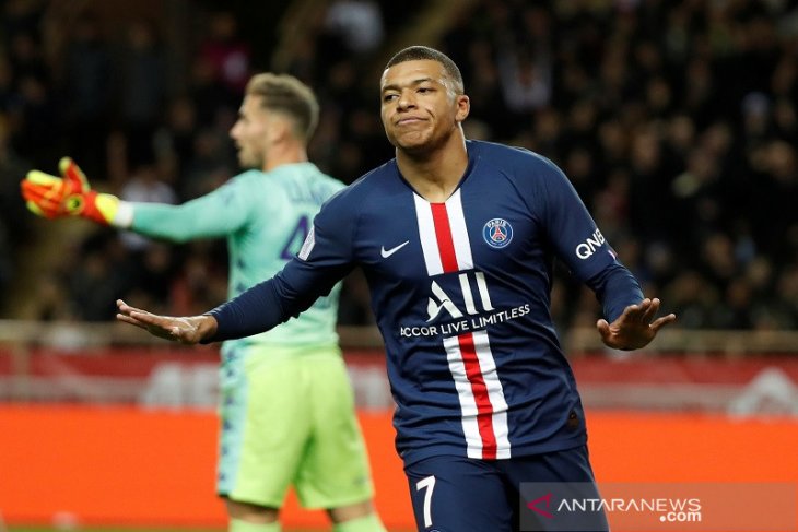 Liga Prancis, Mbappe jebol gawang Monaco dua kali, PSG menang 4-1