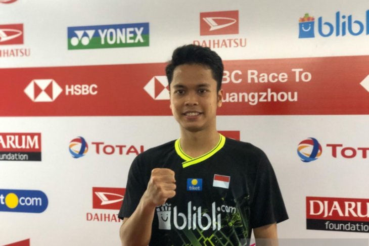 Anthony Ginting terharu raih gelar tunggal putra Indonesia Masters