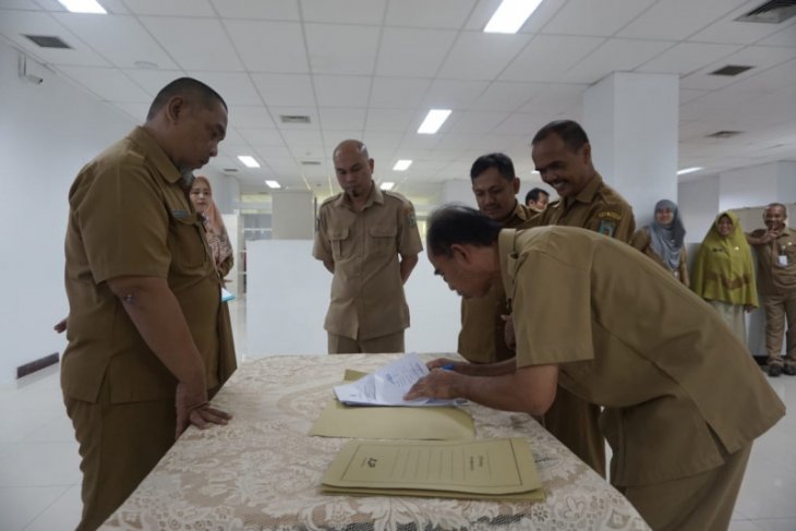 Pejabat DKISP Paser Tanda Tangani Pakta Integritas