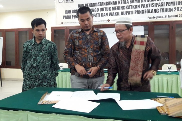 KPU Pandeglang gandeng 30 ormas dan OKP, dongkrak partisipasi pemilih,