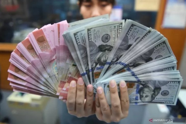 Rupiah Senin pagi bergerak melemah 25 poin