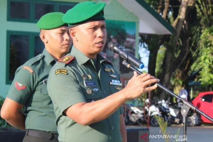 Kodim Nagan Raya intruksikan prajurit TNI kampayekan cegah Karhutla