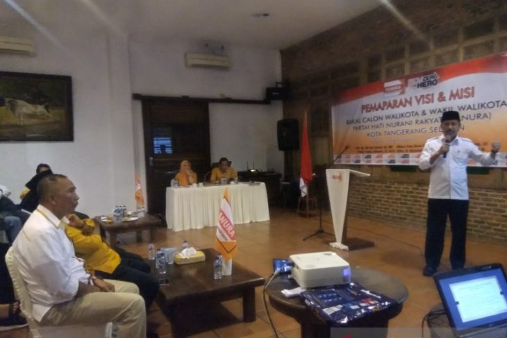 Pemaparan Visi-Misi di Hanura, Muhamad Bakal Batasi Minimarket di Tangsel