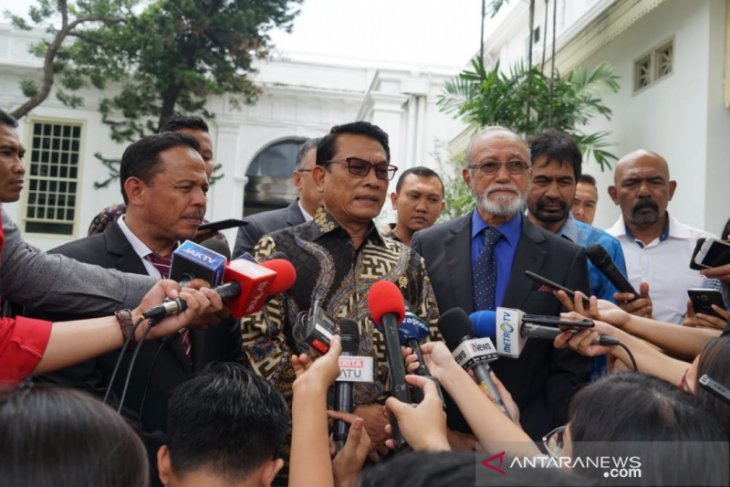 Bertemu Presiden Jokowi, Wali Nanggroe bahas realisasi MoU Helsinki