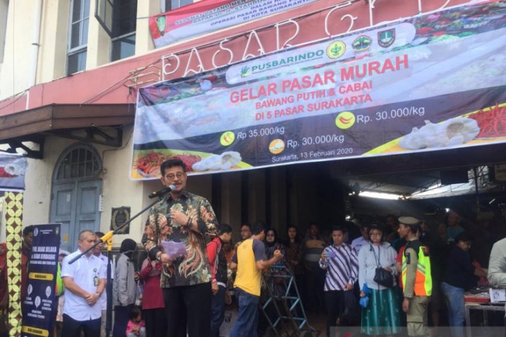 Menteri Pertanian sebut harga bawang putih mahal karena kepanikan virus Corona